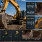 کاربرد ورق هاردوکس در باکت و بوم بیل مکانیکی