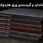 استاندارد و گریدبندی ورق هاردوکس